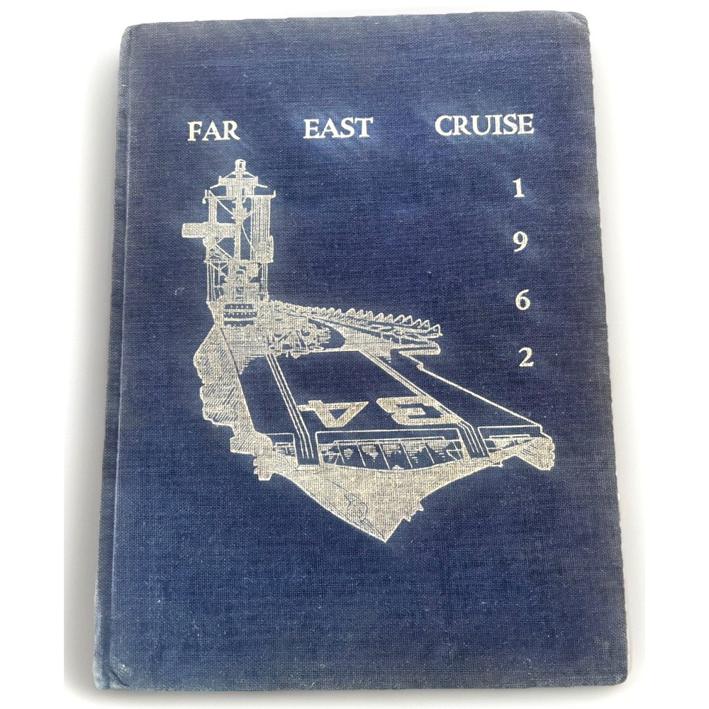US Navy USS Oriskany CVA-34 Far East Cruise Book w Record CAG 16 Historic 1962